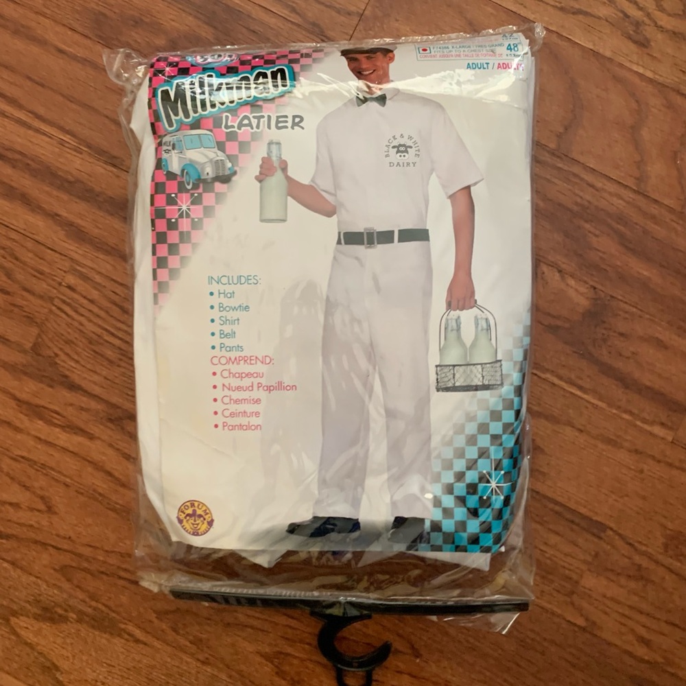 FORUM NOVELTIES NEW Milkman Adult Men’s Costume Halloween XL